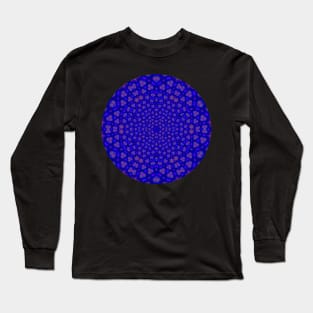 Deep Blue Mandala Long Sleeve T-Shirt